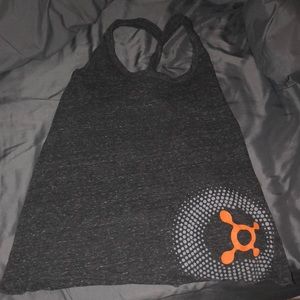 Orange Theory Fitness (OTF) braided gray tank
